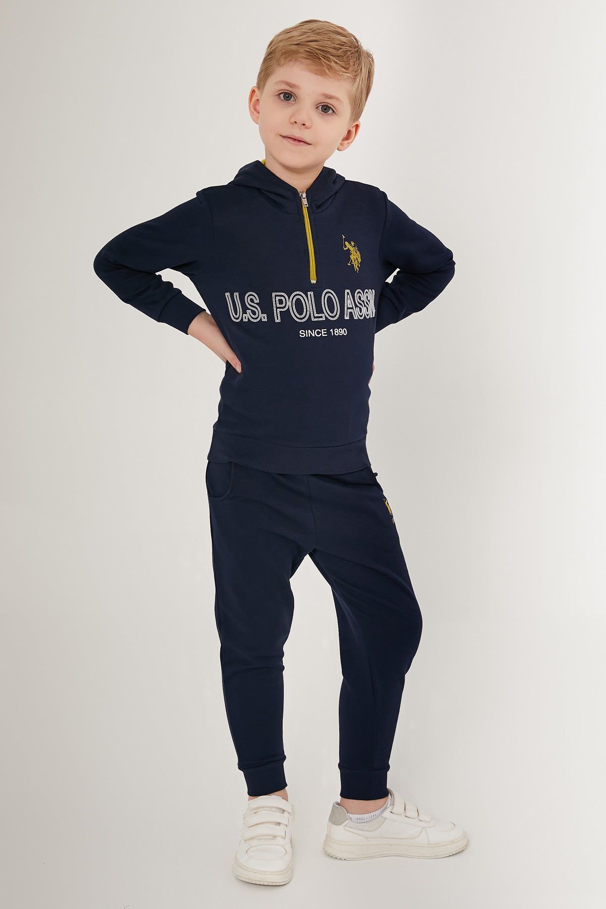 U.S. Polo Kids Boys Two Pieces Pajama Set
