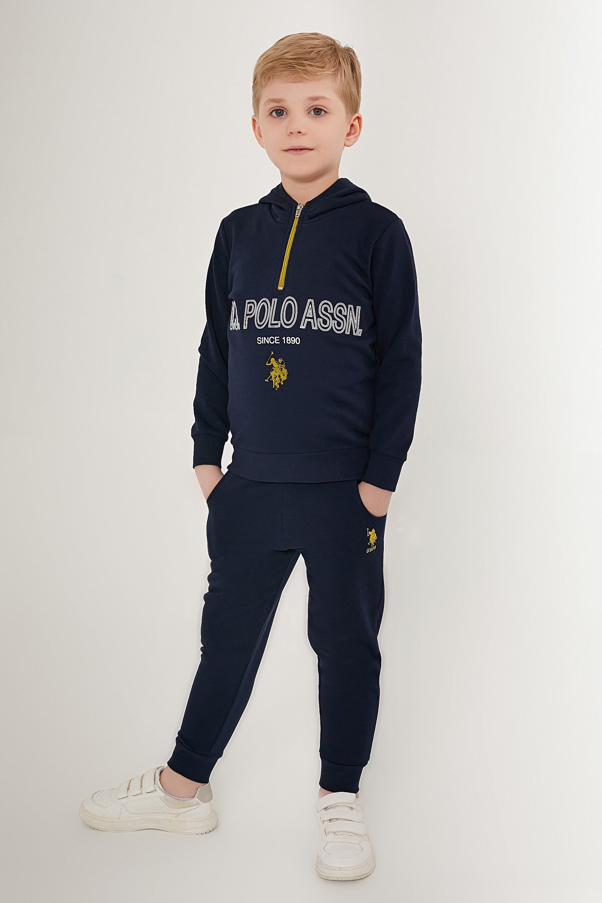 U.S. Polo Kids Boys Two Pieces Pajama Set