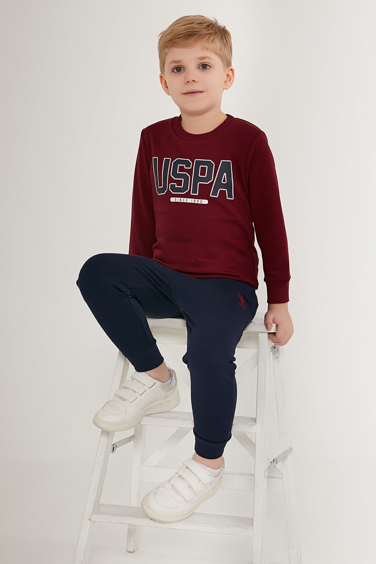 U.S. Polo Kids Boys Pajama Two Pieces Set Three Threads