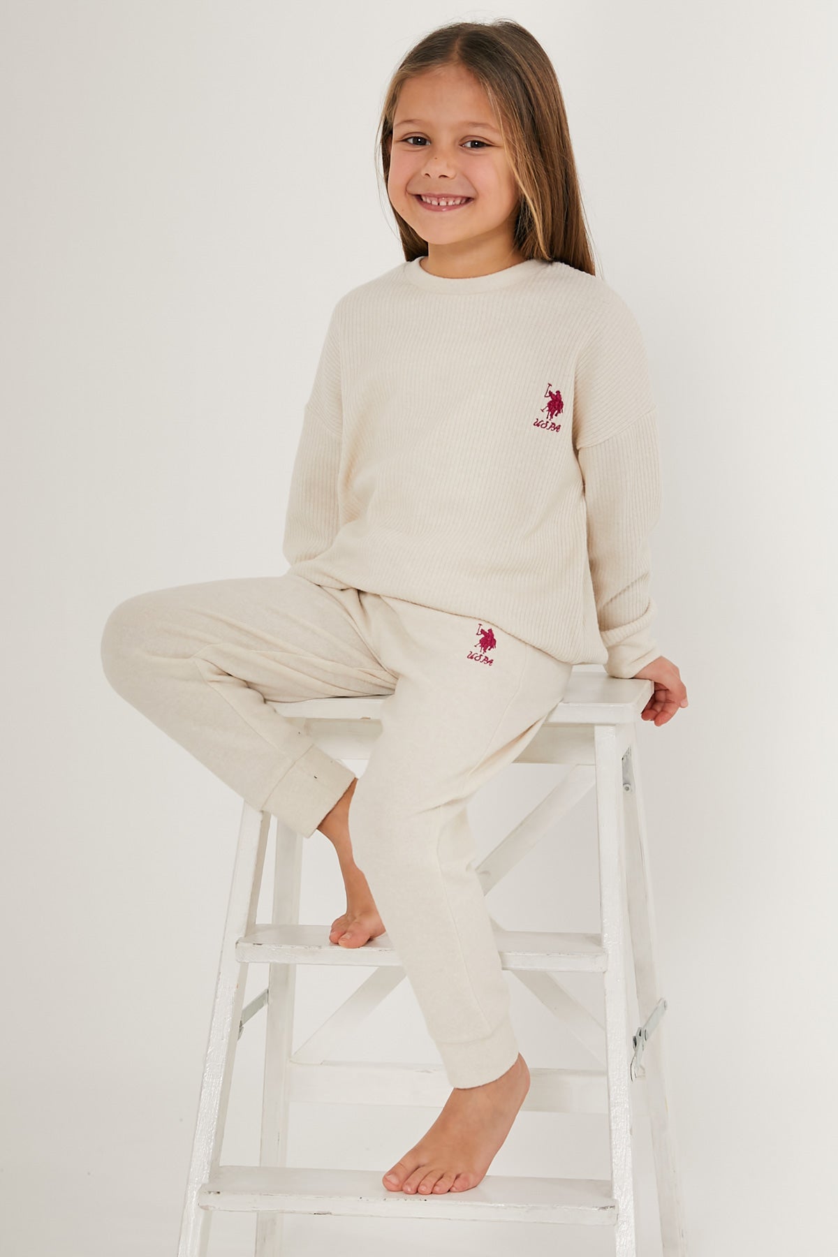 U.S. Polo Kids Girls Two Pieces Pajamas Set Camisole