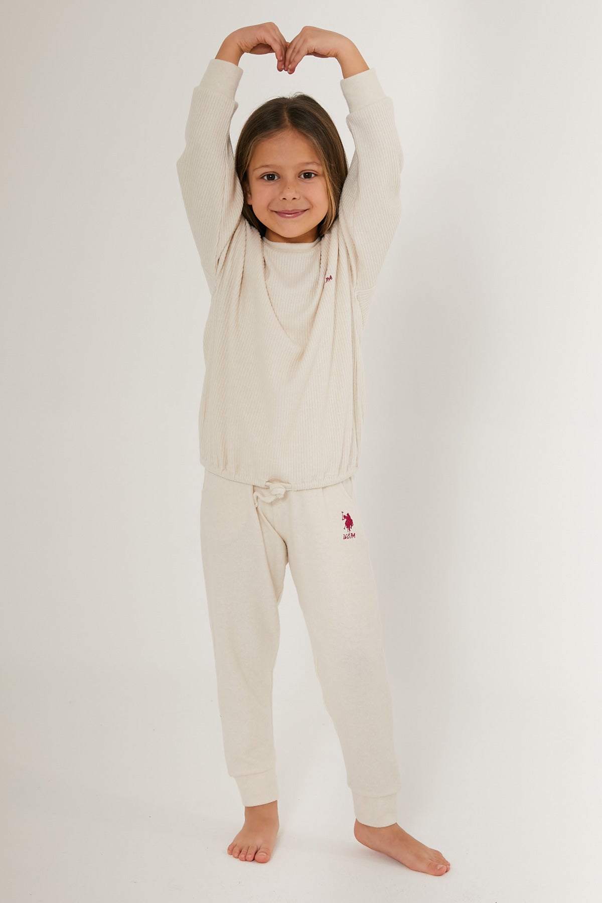 U.S. Polo Kids Girls Two Pieces Pajamas Set Camisole