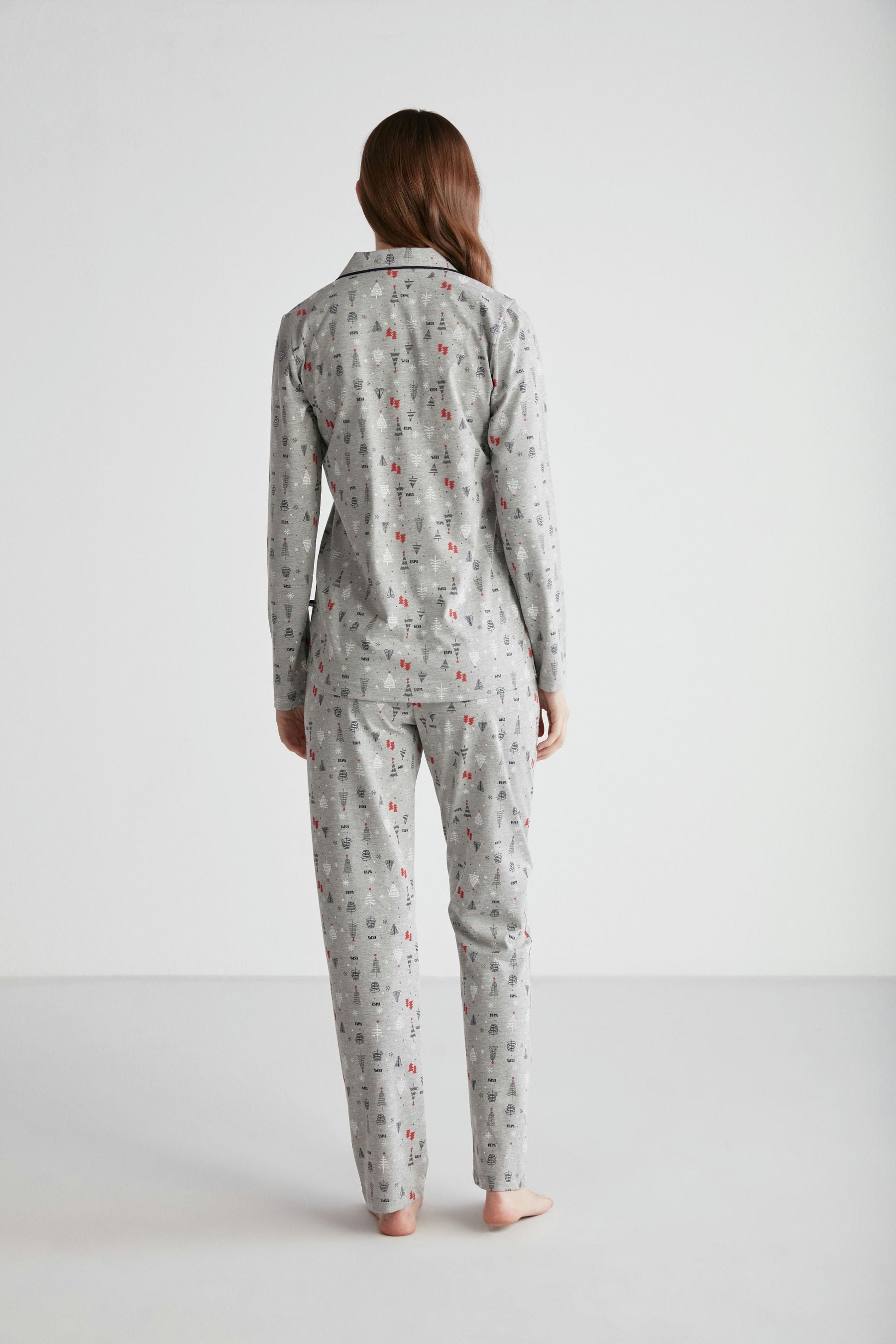 U.S. Polo Women Button Up Pajama Set