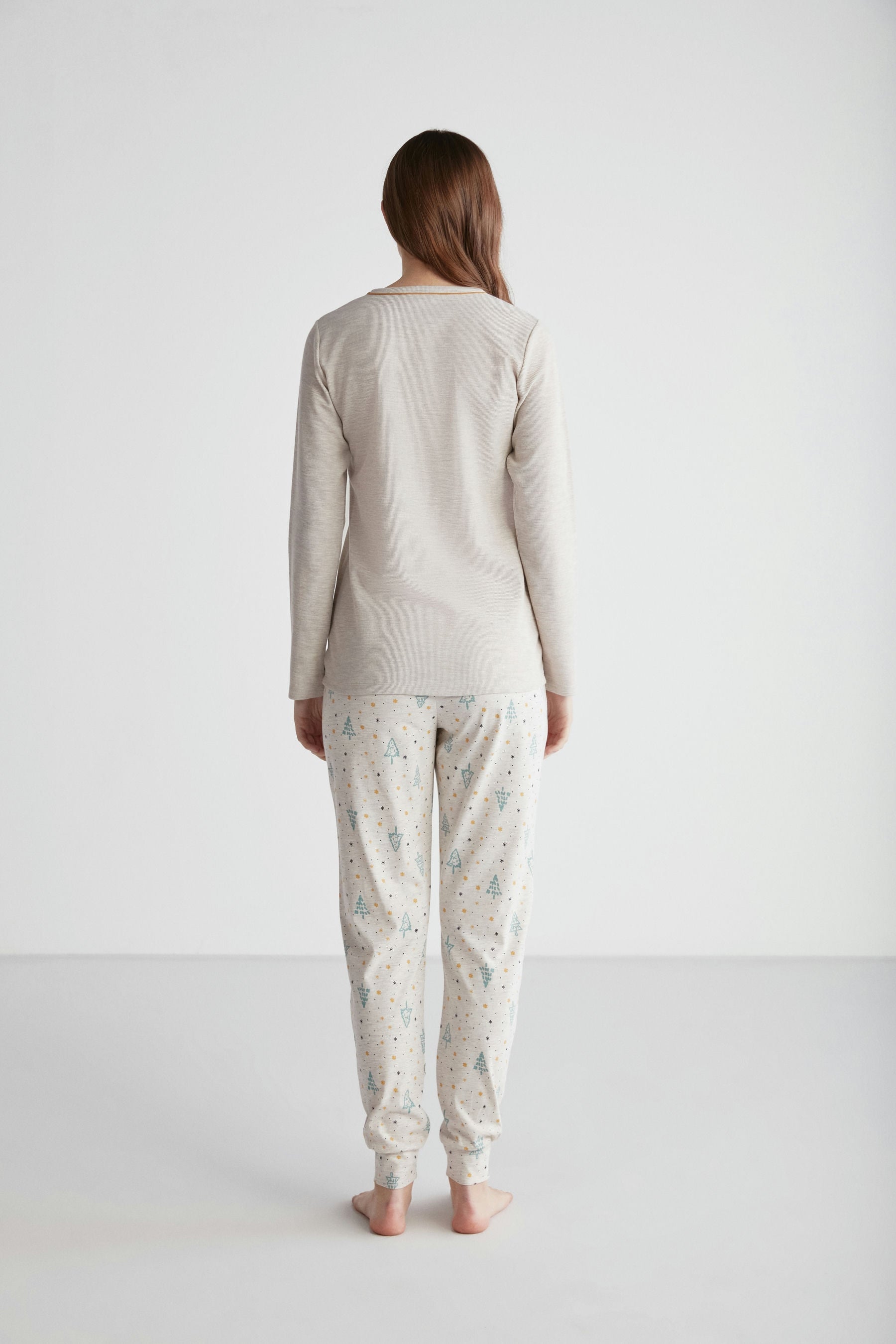 U.S. Polo Women Round Neck Pajama Set