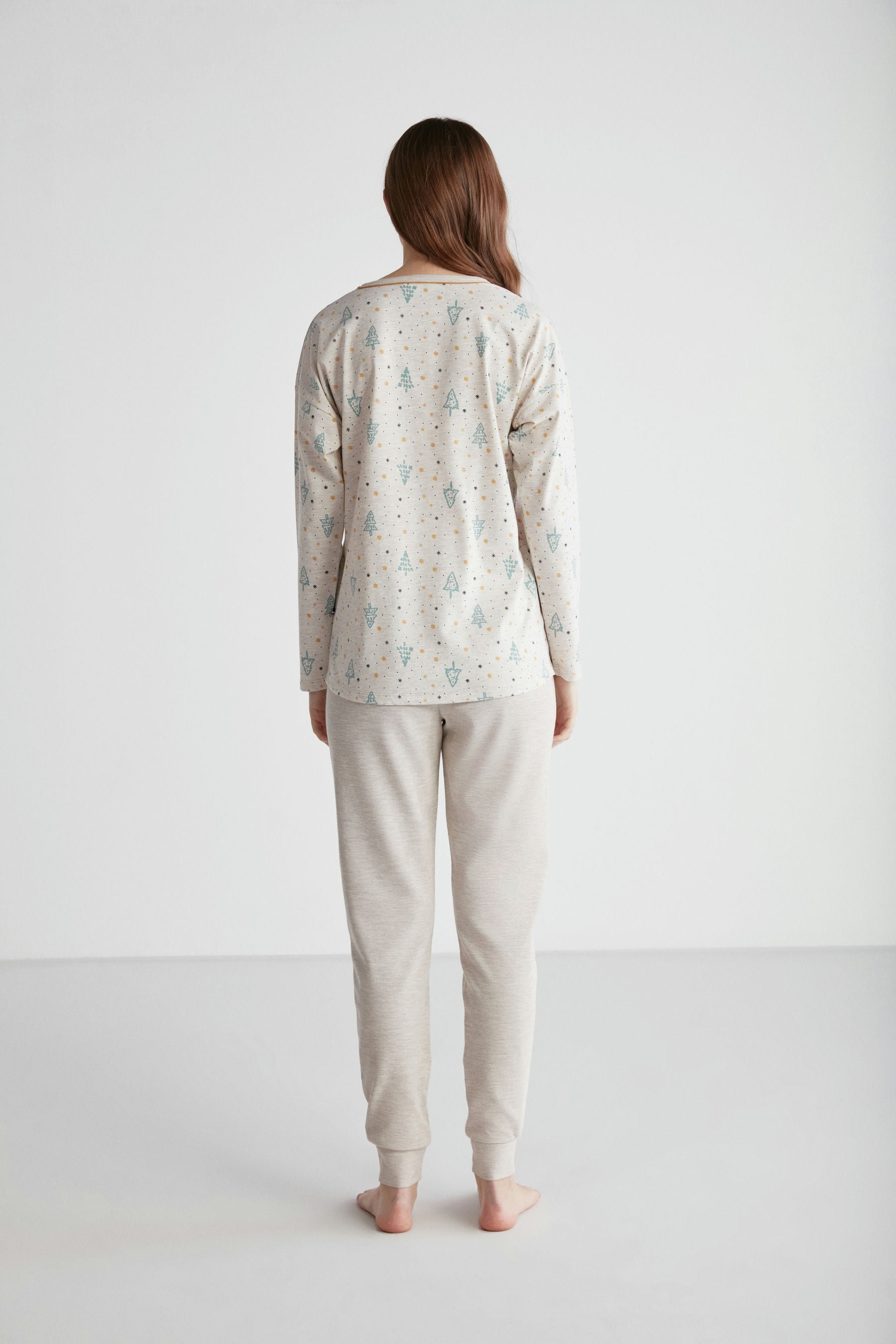 U.S. Polo Women Round Neck Pajama Set